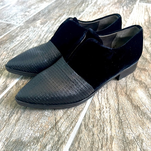 Coclico Albaz Quiet Luxury Leather and Velvet Loafers Size EU 37, US 6.5 - Picture 3 of 8